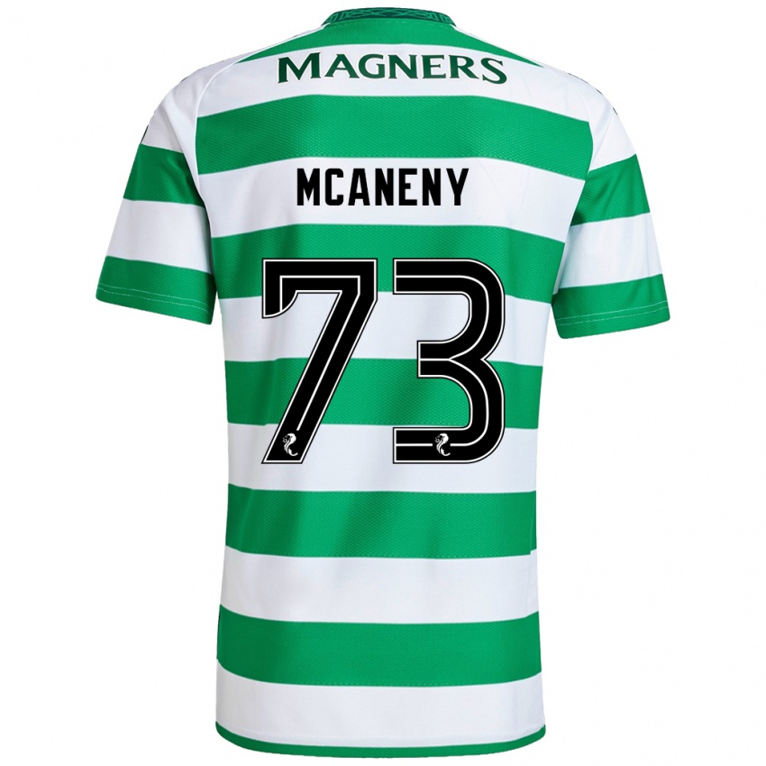 Niño Camiseta Maria Mcaneny #73 Verde Blanco 1ª Equipación 2024/25 La Camisa