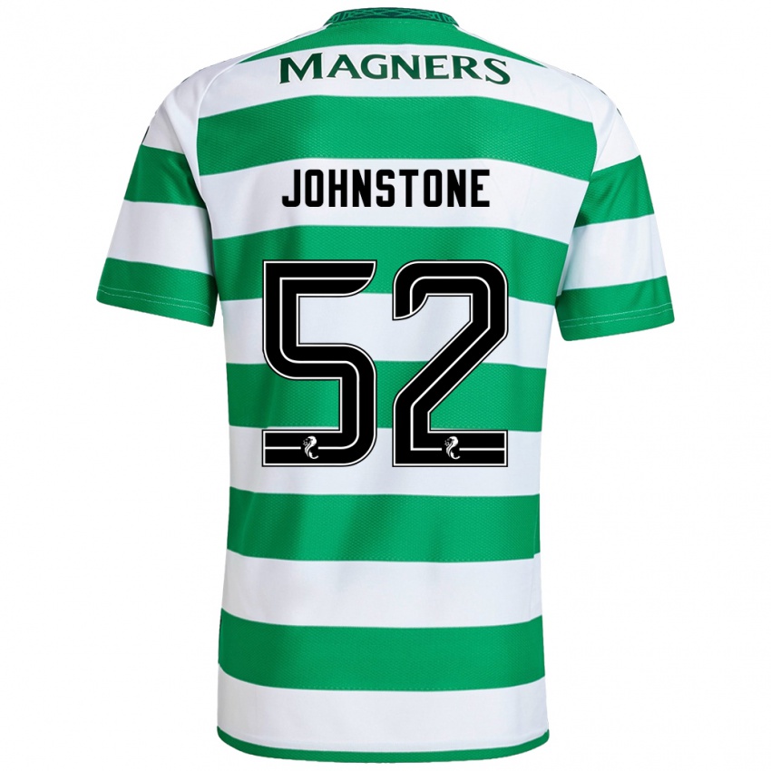 Niño Camiseta Rachael Johnstone #52 Verde Blanco 1ª Equipación 2024/25 La Camisa