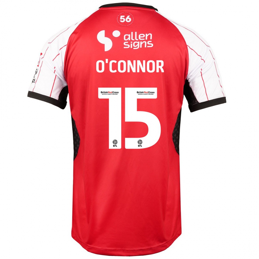 Niño Camiseta Paudie O'connor #15 Blanco 1ª Equipación 2024/25 La Camisa