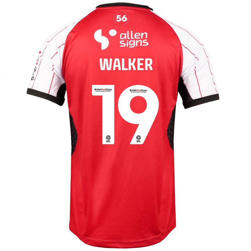 Niño Camiseta Tyler Walker #19 Blanco 1ª Equipación 2024/25 La Camisa