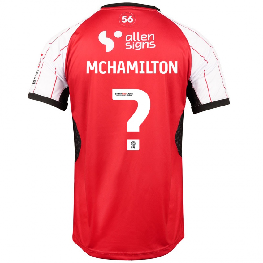 Niño Camiseta Toni Mchamilton #0 Blanco 1ª Equipación 2024/25 La Camisa