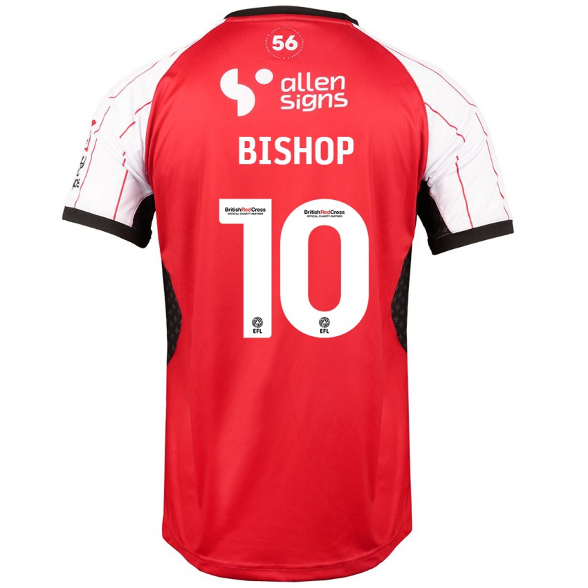 Niño Camiseta Teddy Bishop #10 Blanco 1ª Equipación 2024/25 La Camisa