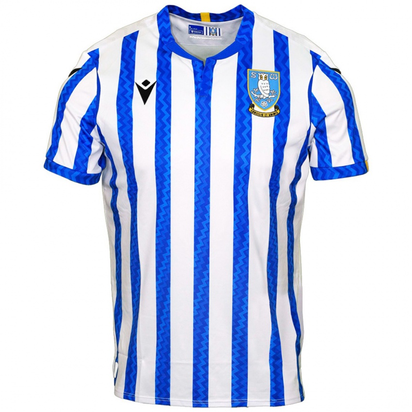 Niño Camiseta Michael Ihiekwe #20 Azul Blanco 1ª Equipación 2024/25 La Camisa