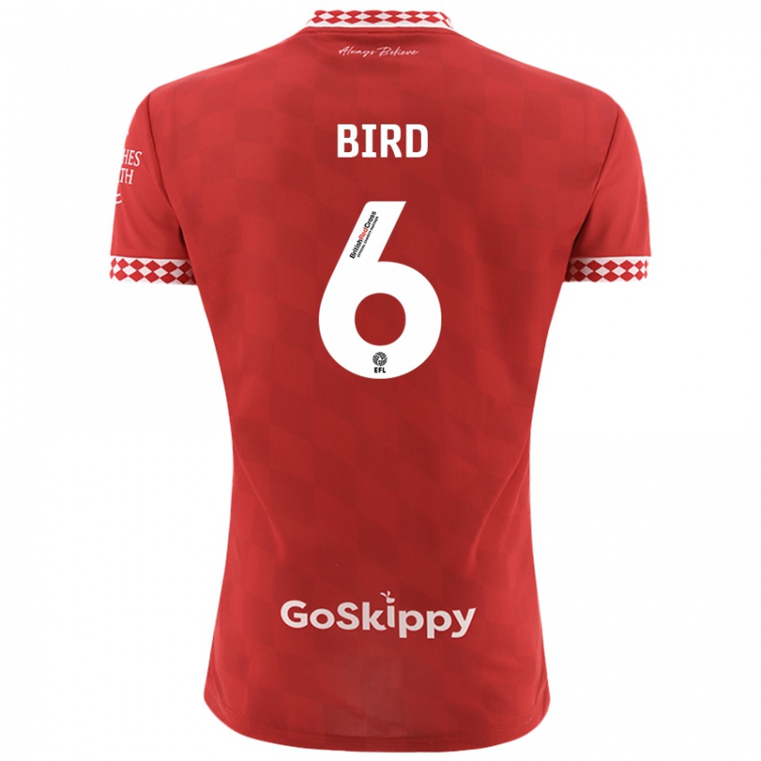 Niño Camiseta Max Bird #6 Rojo 1ª Equipación 2024/25 La Camisa