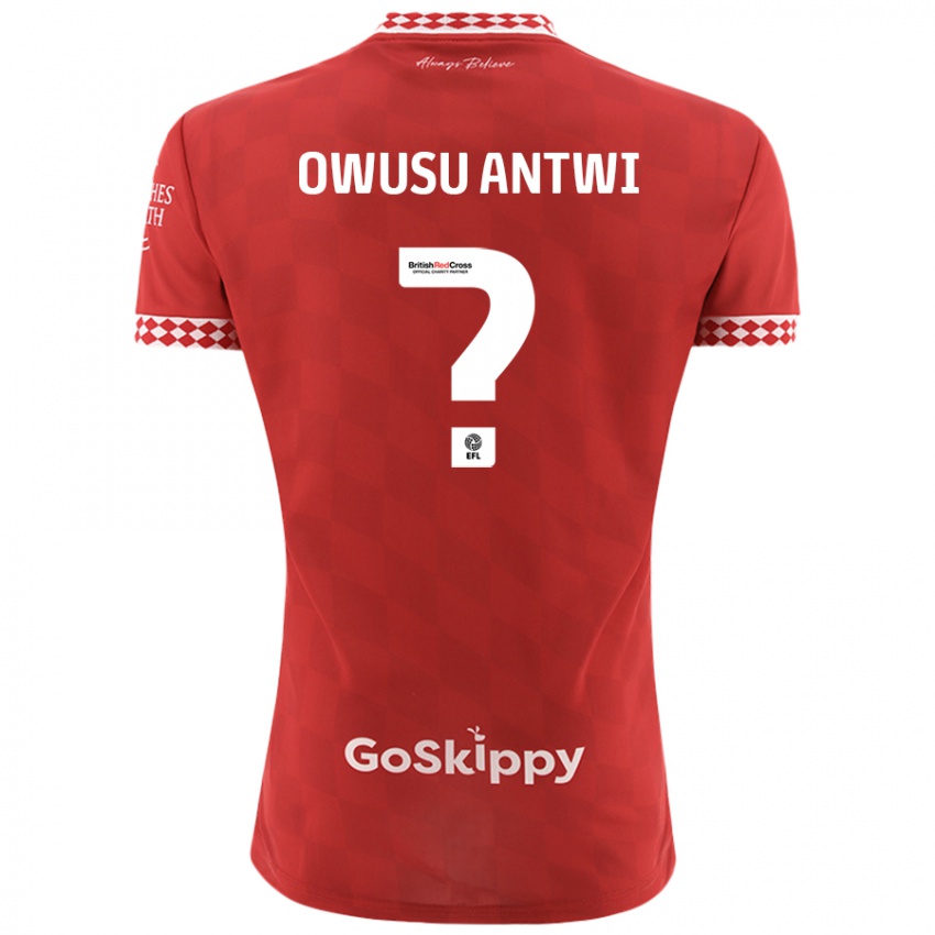 Niño Camiseta Filbert Owusu-Antwi #0 Rojo 1ª Equipación 2024/25 La Camisa