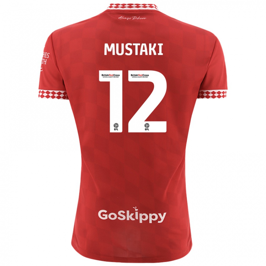 Niño Camiseta Chloe Mustaki #12 Rojo 1ª Equipación 2024/25 La Camisa