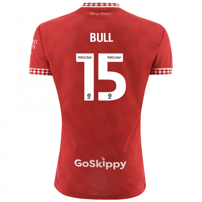 Niño Camiseta Jasmine Bull #15 Rojo 1ª Equipación 2024/25 La Camisa