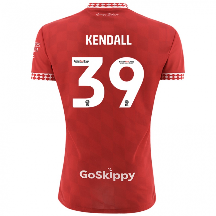 Niño Camiseta Maya Kendall #39 Rojo 1ª Equipación 2024/25 La Camisa