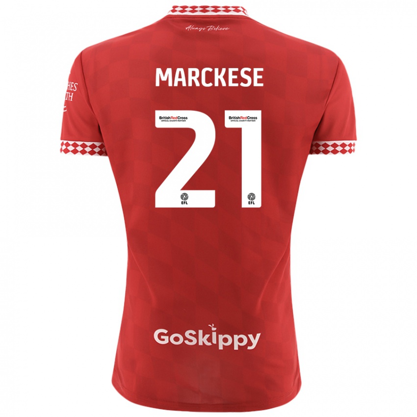 Niño Camiseta Kaylan Marckese #21 Rojo 1ª Equipación 2024/25 La Camisa