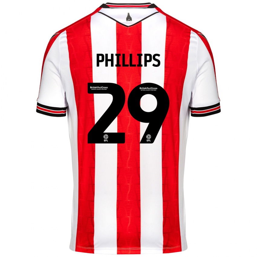 Niño Camiseta D'margio Wright-Phillips #29 Rojo Blanco 1ª Equipación 2024/25 La Camisa