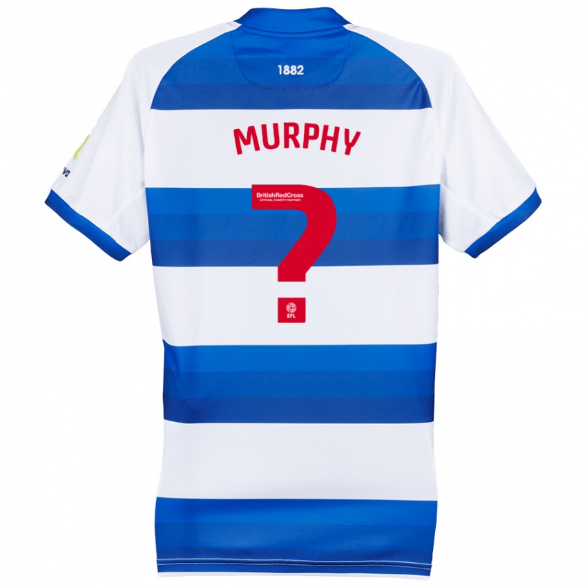 Niño Camiseta Harry Murphy #0 Blanco Azul 1ª Equipación 2024/25 La Camisa