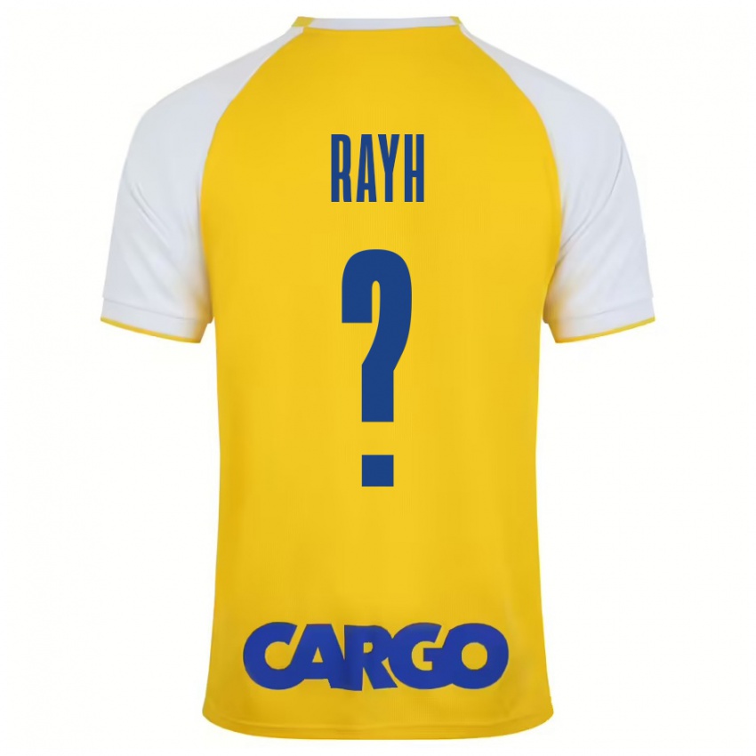 Niño Camiseta Guy Rayh #0 Amarillo Blanco 1ª Equipación 2024/25 La Camisa