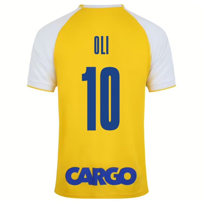 Niño Camiseta Ido Oli #10 Amarillo Blanco 1ª Equipación 2024/25 La Camisa