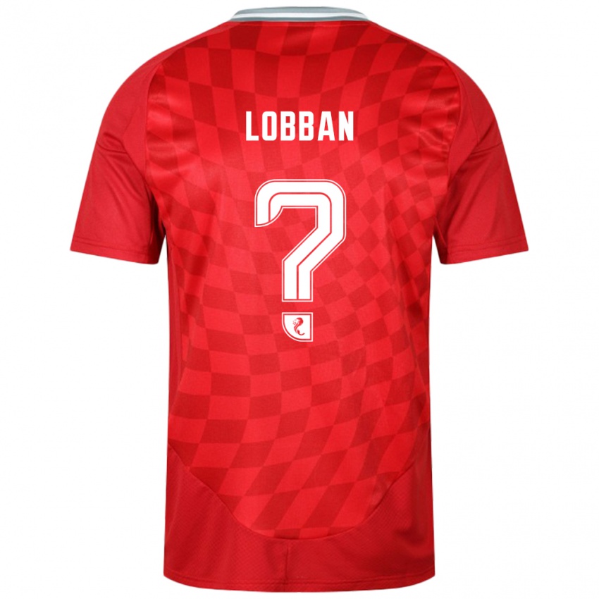 Niño Camiseta Dylan Lobban #0 Rojo 1ª Equipación 2024/25 La Camisa