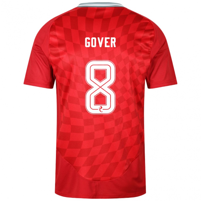 Niño Camiseta Chloe Gover #8 Rojo 1ª Equipación 2024/25 La Camisa