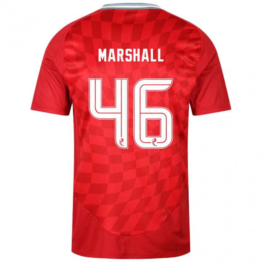 Niño Camiseta Findlay Marshall #46 Rojo 1ª Equipación 2024/25 La Camisa