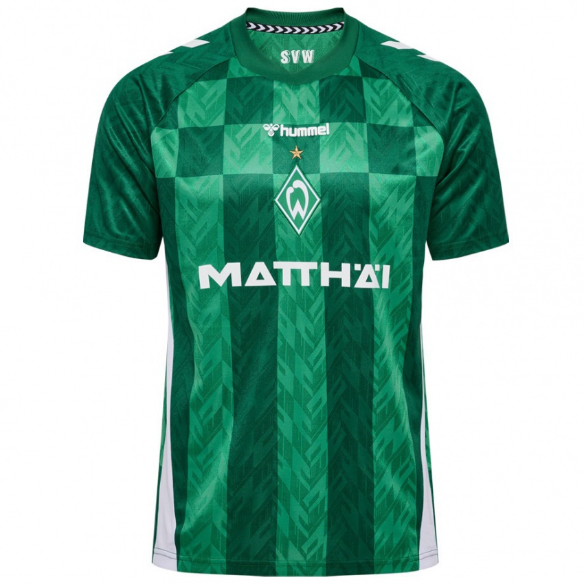 Niño Camiseta Jakub Kruszkiewicz #21 Verde 1ª Equipación 2024/25 La Camisa