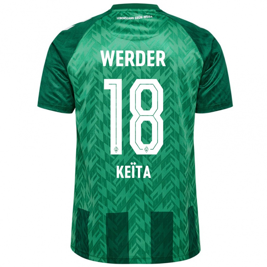 Niño Camiseta Naby Keïta #18 Verde 1ª Equipación 2024/25 La Camisa