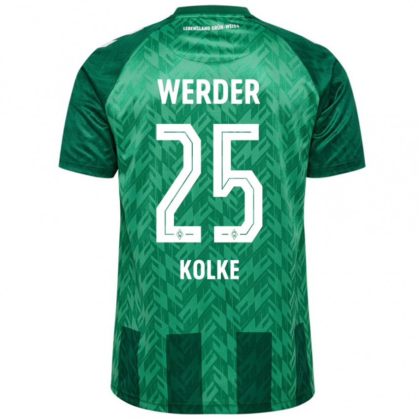 Niño Camiseta Markus Kolke #25 Verde 1ª Equipación 2024/25 La Camisa