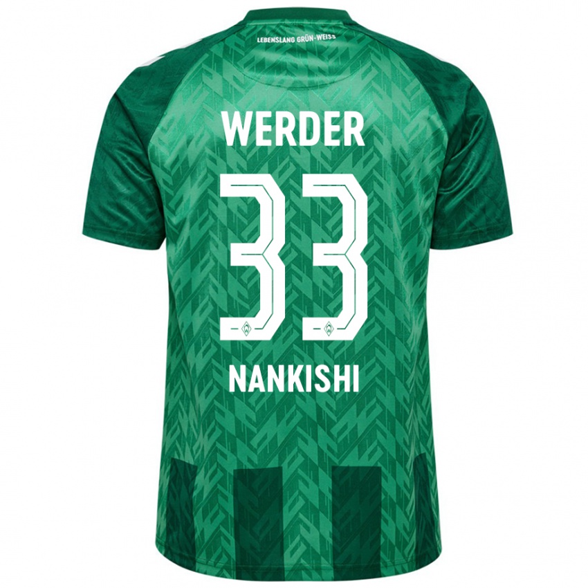 Niño Camiseta Abdenego Nankishi #33 Verde 1ª Equipación 2024/25 La Camisa