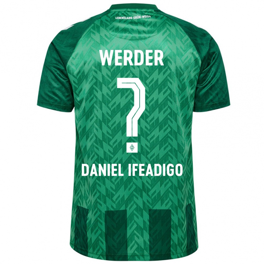 Niño Camiseta Kamsiyonna Daniel Ifeadigo #0 Verde 1ª Equipación 2024/25 La Camisa