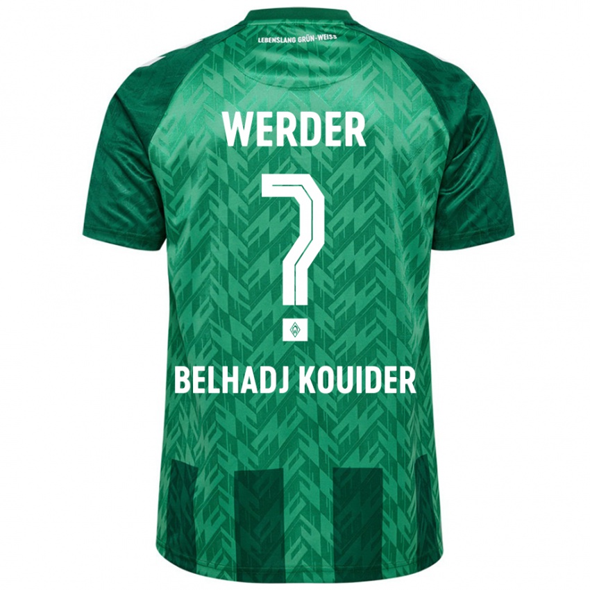 Niño Camiseta Mahfoud Belhadj Kouider #0 Verde 1ª Equipación 2024/25 La Camisa