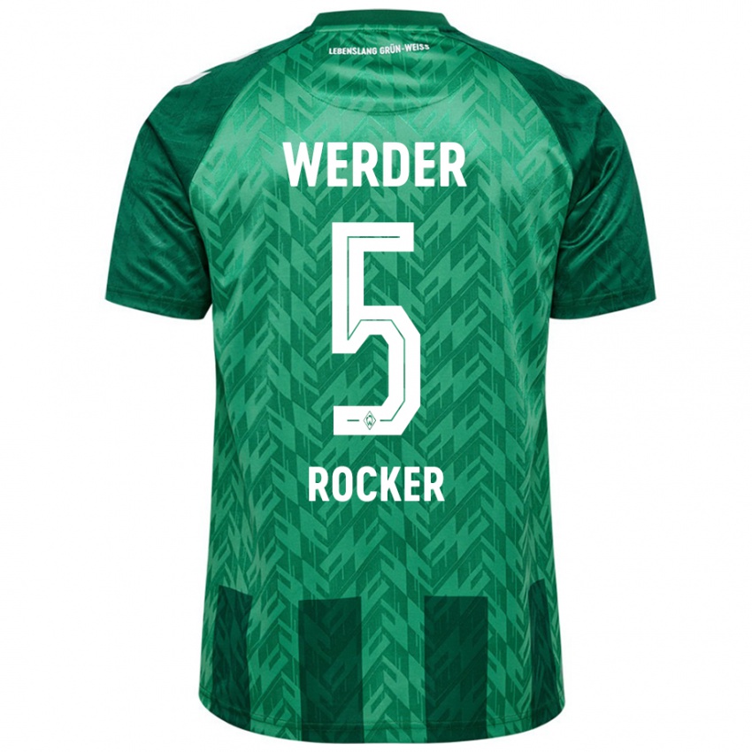 Niño Camiseta Cimo Röcker #5 Verde 1ª Equipación 2024/25 La Camisa