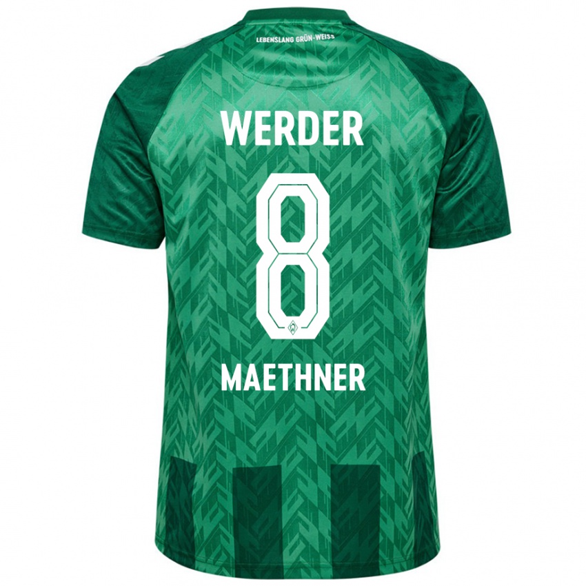 Niño Camiseta Finn Maethner #8 Verde 1ª Equipación 2024/25 La Camisa