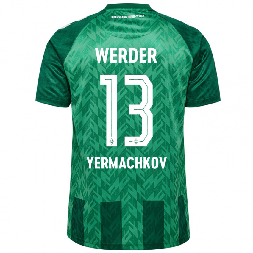 Niño Camiseta Ivan Yermachkov #13 Verde 1ª Equipación 2024/25 La Camisa