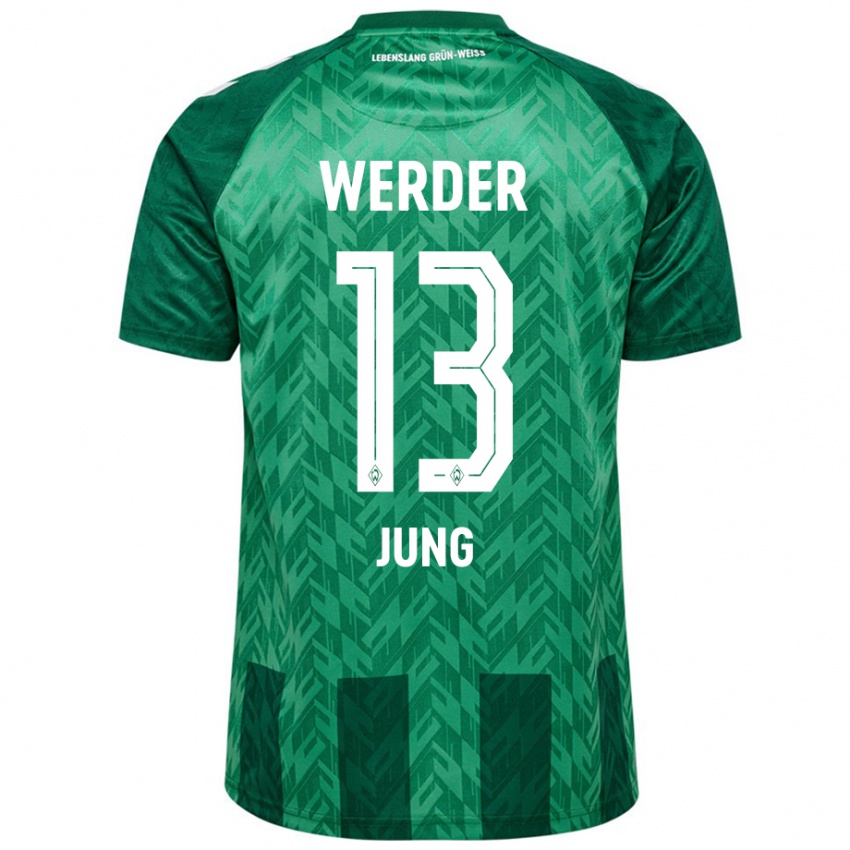 Niño Camiseta Seong-Hyeon Jung #13 Verde 1ª Equipación 2024/25 La Camisa