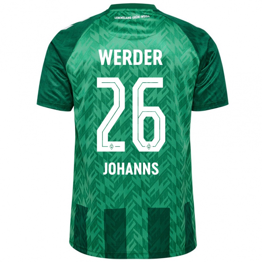 Niño Camiseta Lennart Johanns #26 Verde 1ª Equipación 2024/25 La Camisa