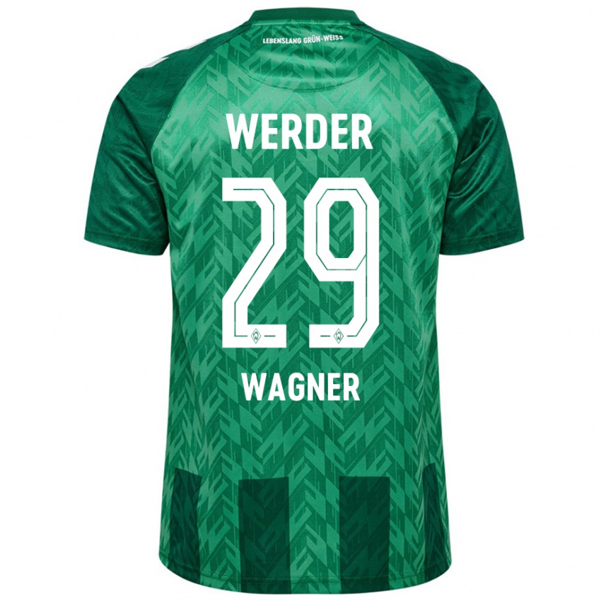 Niño Camiseta Paul Wagner #29 Verde 1ª Equipación 2024/25 La Camisa