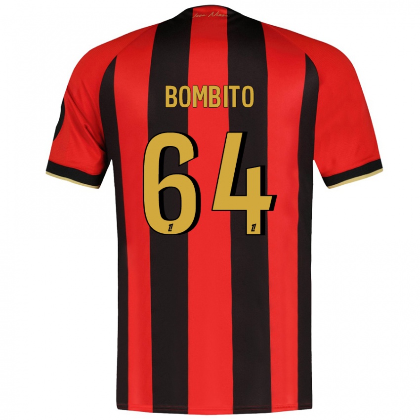 Niño Camiseta Moïse Bombito #64 Rojo Negro 1ª Equipación 2024/25 La Camisa