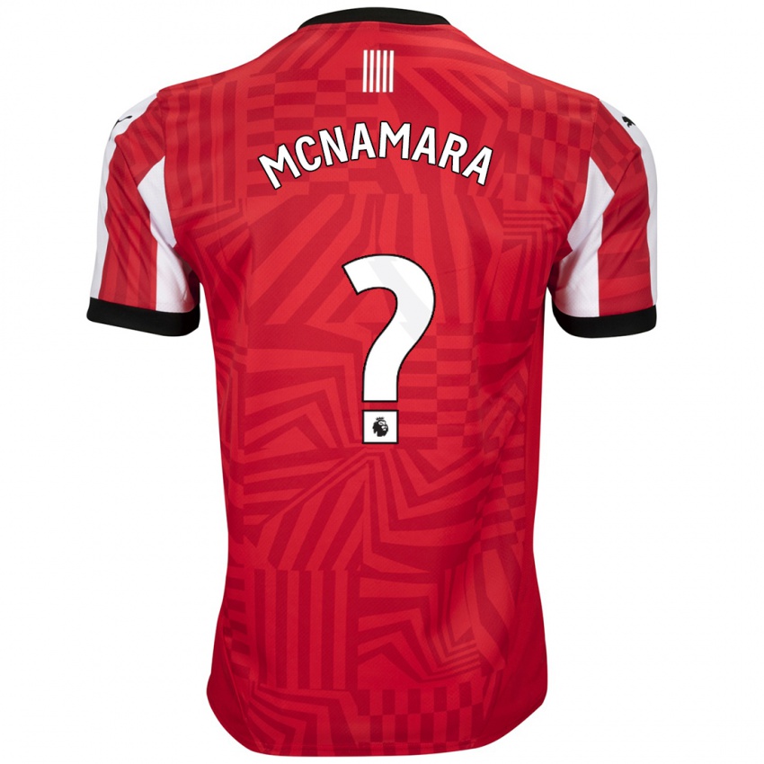 Niño Camiseta Josh Mcnamara #0 Rojo Blanco 1ª Equipación 2024/25 La Camisa