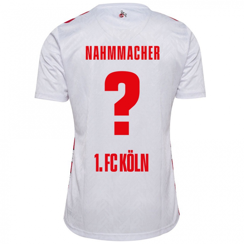 Niño Camiseta Emil Nahmmacher #0 Blanco Rojo 1ª Equipación 2024/25 La Camisa