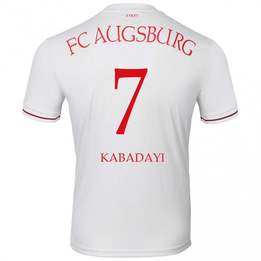 Niño Camiseta Yusuf Kabadayi #7 Blanco 1ª Equipación 2024/25 La Camisa