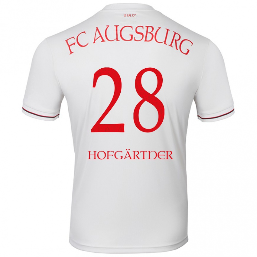 Niño Camiseta Hendrik Hofgärtner #28 Blanco 1ª Equipación 2024/25 La Camisa