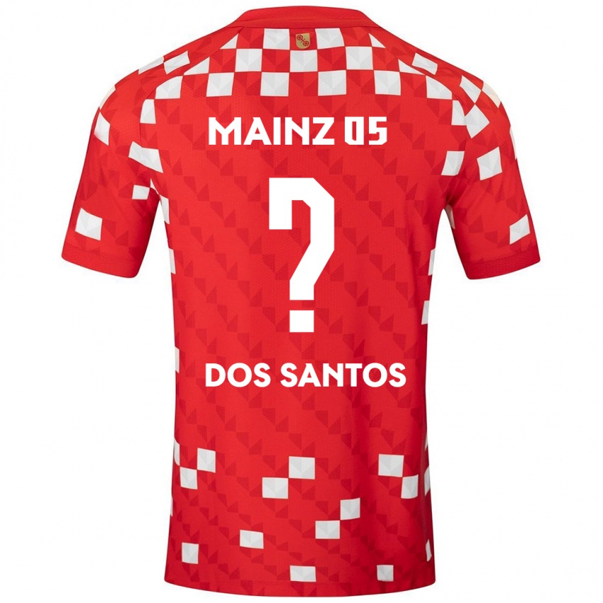 Niño Camiseta Alexandre Tavares Dos Santos #0 Blanco Rojo 1ª Equipación 2024/25 La Camisa