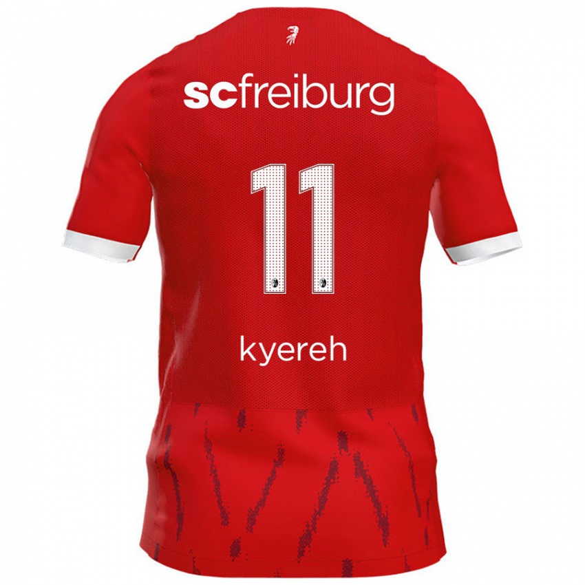 Niño Camiseta Daniel-Kofi Kyereh #11 Rojo 1ª Equipación 2024/25 La Camisa