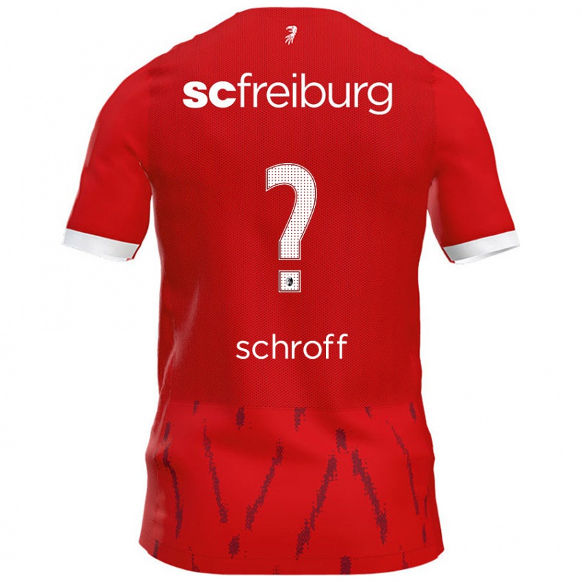 Niño Camiseta Matteo Schroff #0 Rojo 1ª Equipación 2024/25 La Camisa