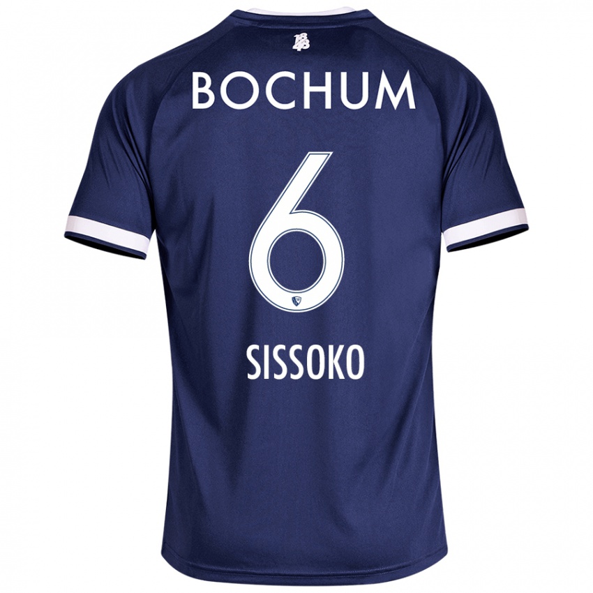 Niño Camiseta Ibrahima Sissoko #6 Azul Oscuro 1ª Equipación 2024/25 La Camisa