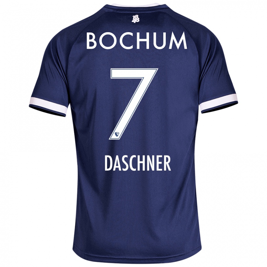 Niño Camiseta Lukas Daschner #7 Azul Oscuro 1ª Equipación 2024/25 La Camisa