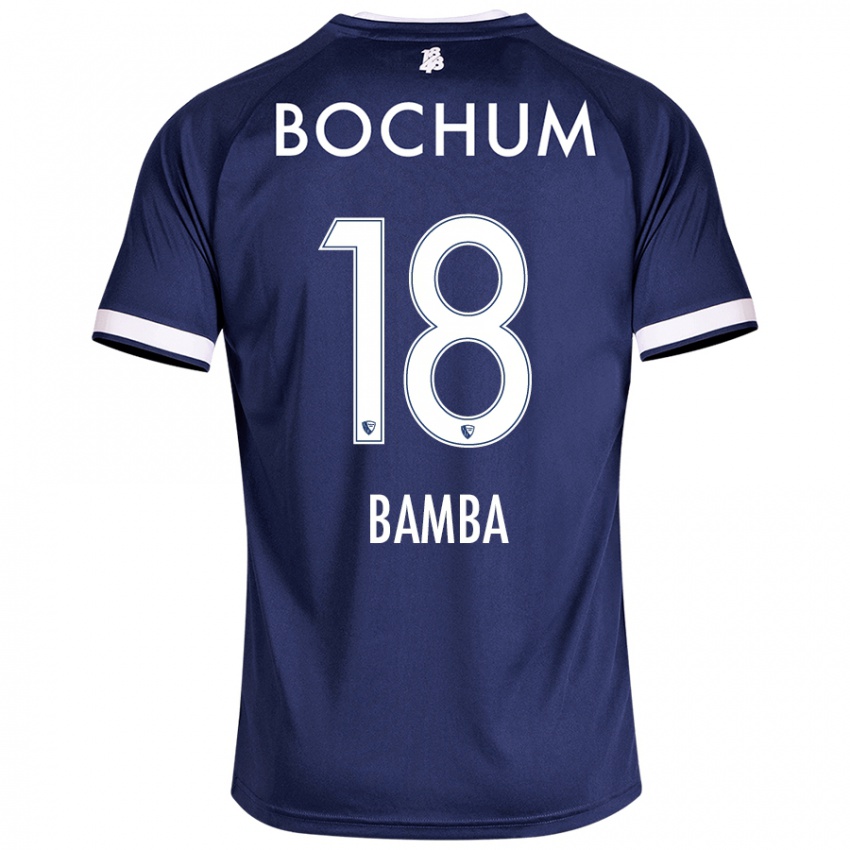 Niño Camiseta Samuel Bamba #18 Azul Oscuro 1ª Equipación 2024/25 La Camisa