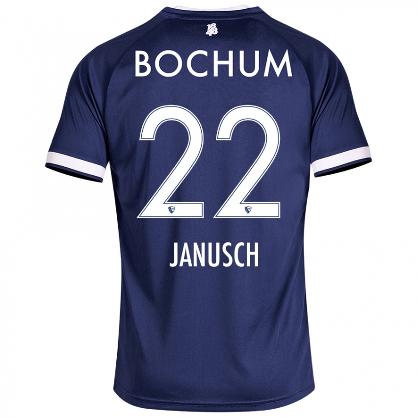 Niño Camiseta Thees Janusch #22 Azul Oscuro 1ª Equipación 2024/25 La Camisa