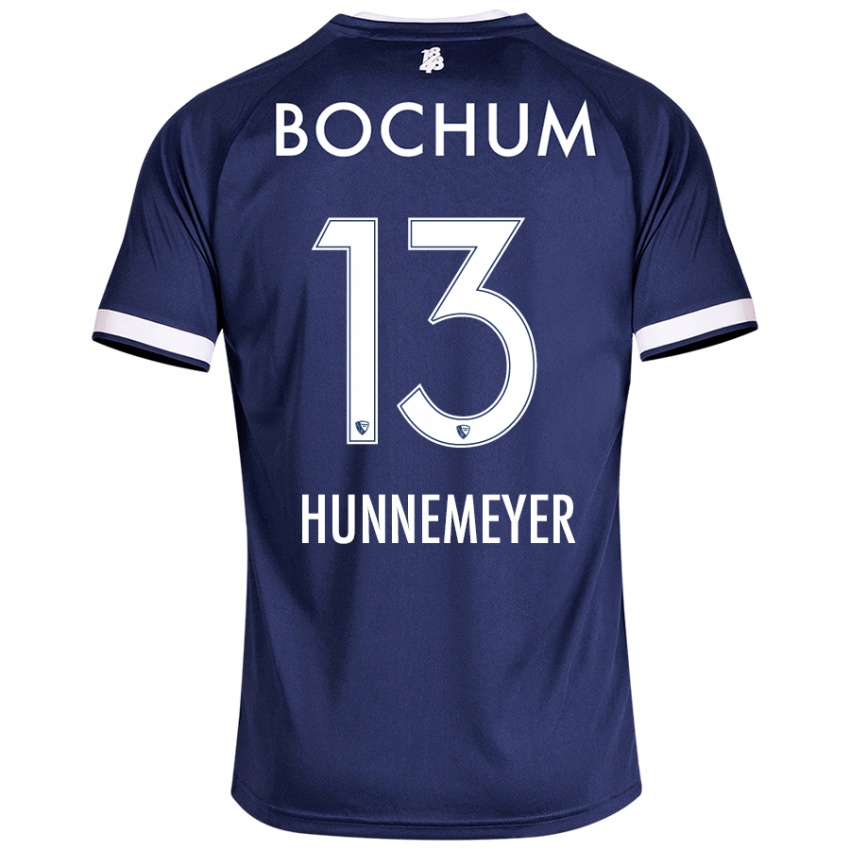 Niño Camiseta Maja Hünnemeyer #13 Azul Oscuro 1ª Equipación 2024/25 La Camisa