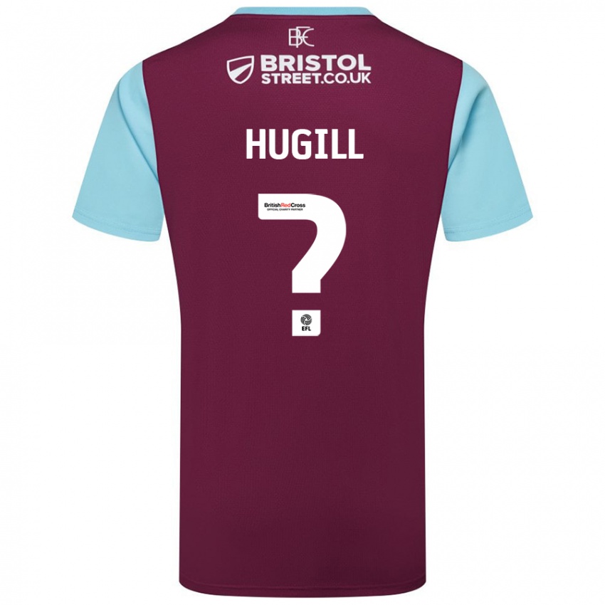 Niño Camiseta Will Hugill #0 Borgoña Azul Cielo 1ª Equipación 2024/25 La Camisa