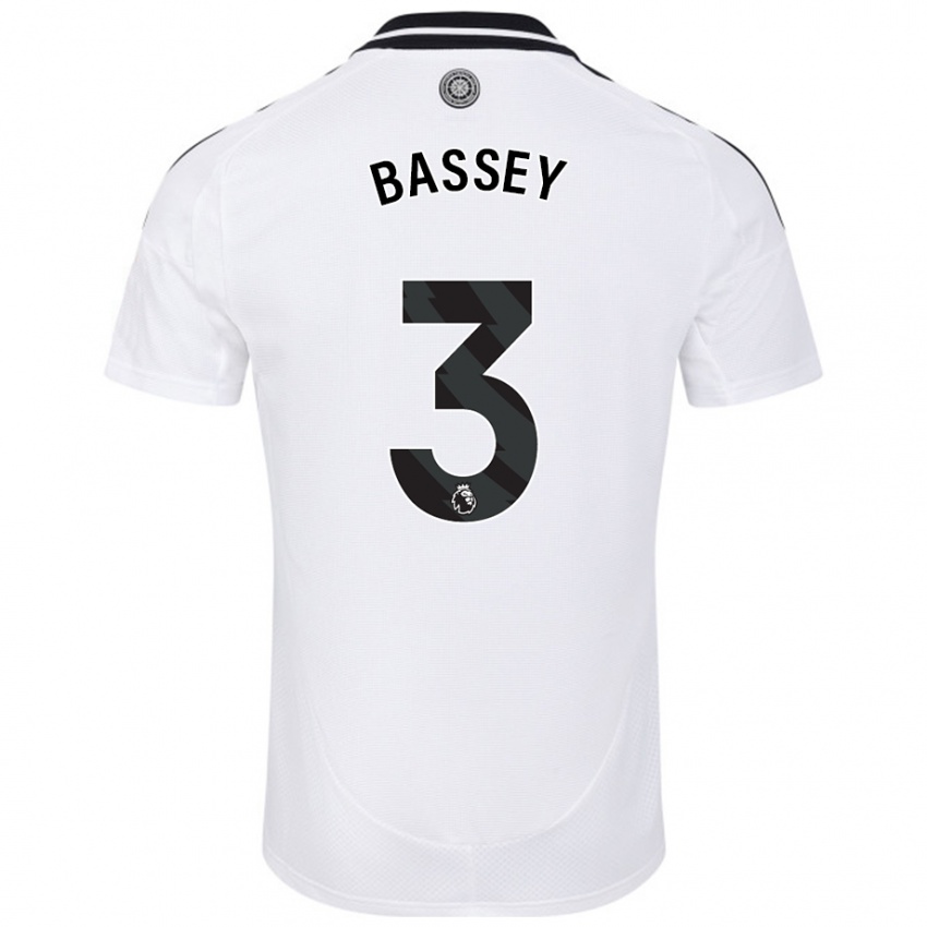 Niño Camiseta Calvin Bassey #3 Blanco 1ª Equipación 2024/25 La Camisa