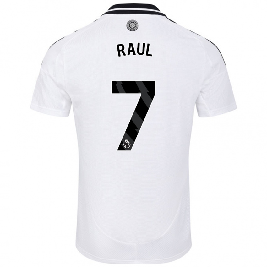 Niño Camiseta Raúl Jiménez #7 Blanco 1ª Equipación 2024/25 La Camisa