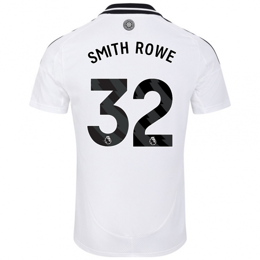 Niño Camiseta Emile Smith Rowe #32 Blanco 1ª Equipación 2024/25 La Camisa