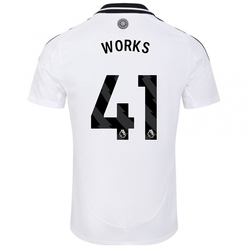 Niño Camiseta Terrell Works #41 Blanco 1ª Equipación 2024/25 La Camisa